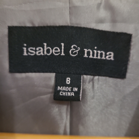 Lovely Collared Peplum Bottom Blazer - Size 8 - Picture 7 of 8